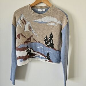 Madden NYC mountain scene sweater